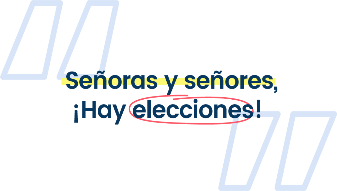 Imágen de SEORAS Y SEORES, HAY ELECCIONES!